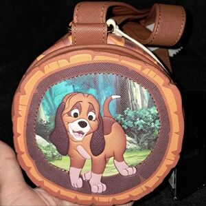 Fox and Hound Log Loungefly Crossbody